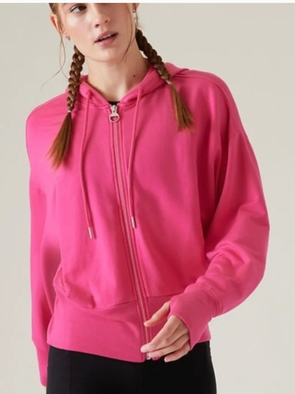 Athlete Balance Sweatshirt Jacket Hoodie, large